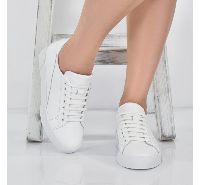 Бели дамски кецове Sesil white