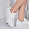 Бели дамски кецове Sesil white
