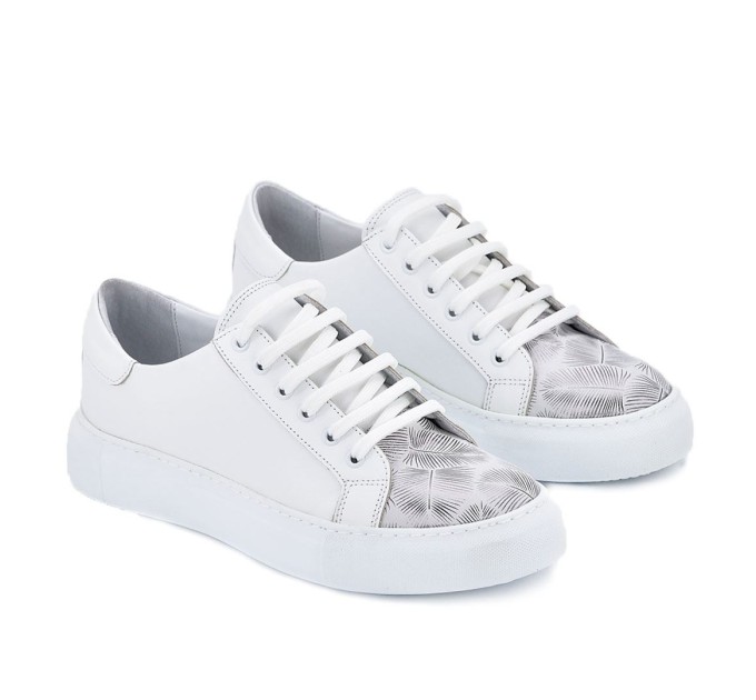 Дамски кецове Adel white silver