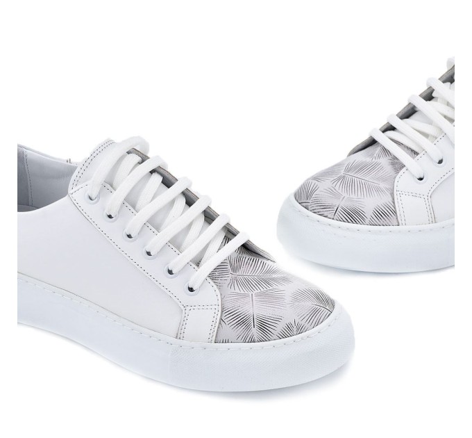 Дамски кецове Adel white silver
