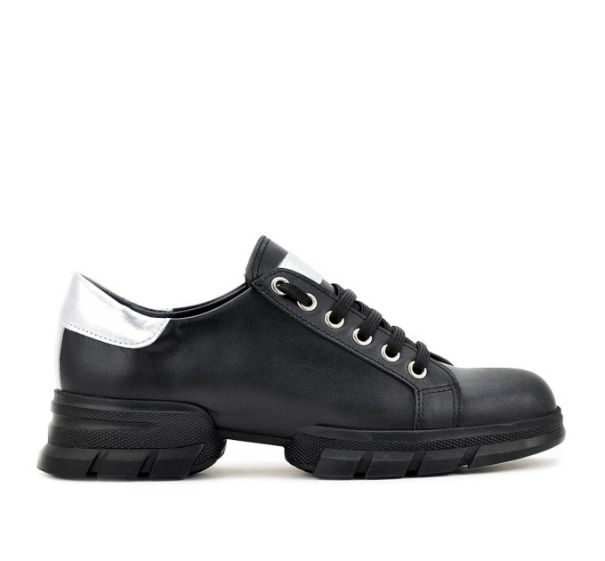 Дамски кецове Geri black silver
