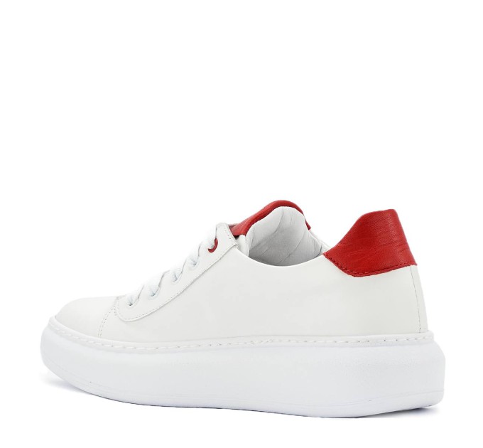 Дамски кецове Iva white red