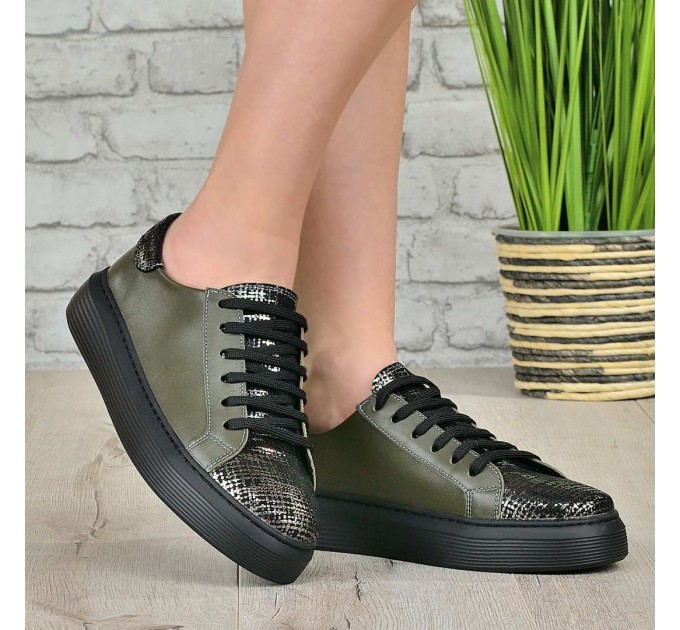Дамски зелени кецове Perla green