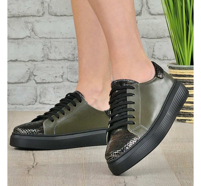 Дамски зелени кецове Perla green