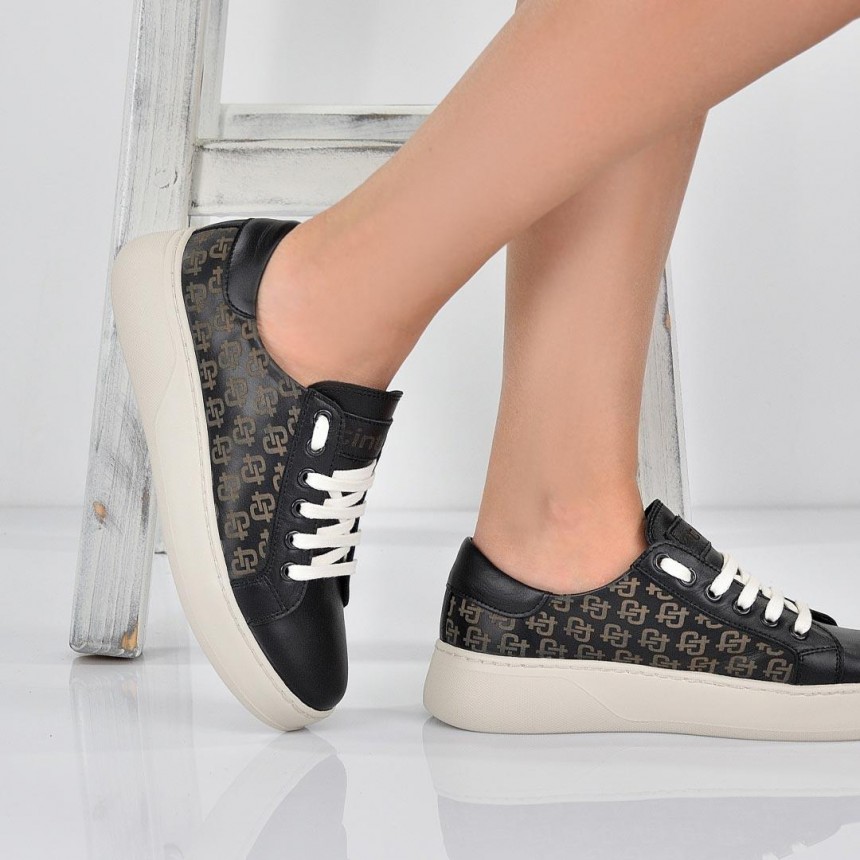 Дамски кецове Tinti brand black Tinti shoes