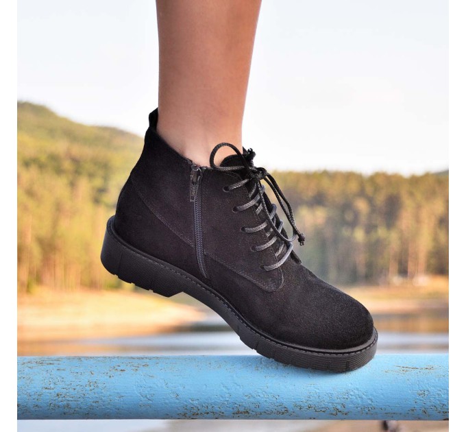 Дамски кларкове Iren black velvet