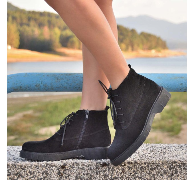 Дамски кларкове Iren black velvet