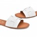 Дамски чехли от естествена кожа 5800 soft blanco
