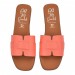 Дамски чехли от естествена кожа 5800 soft coral