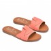 Дамски чехли от естествена кожа 5805 soft coral