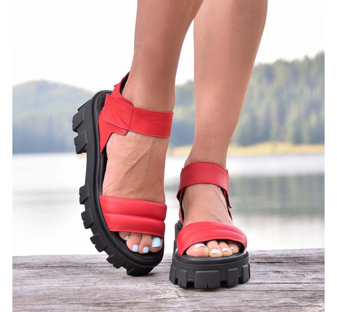 Дамски сандали Afrodita red
