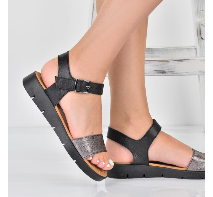 Дамски ниски сандали Bogi black