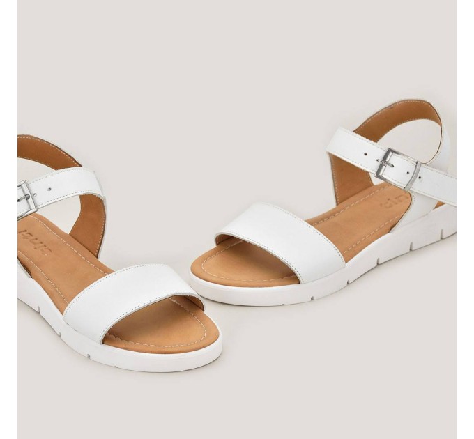 Дамски ниски сандали Bogi white