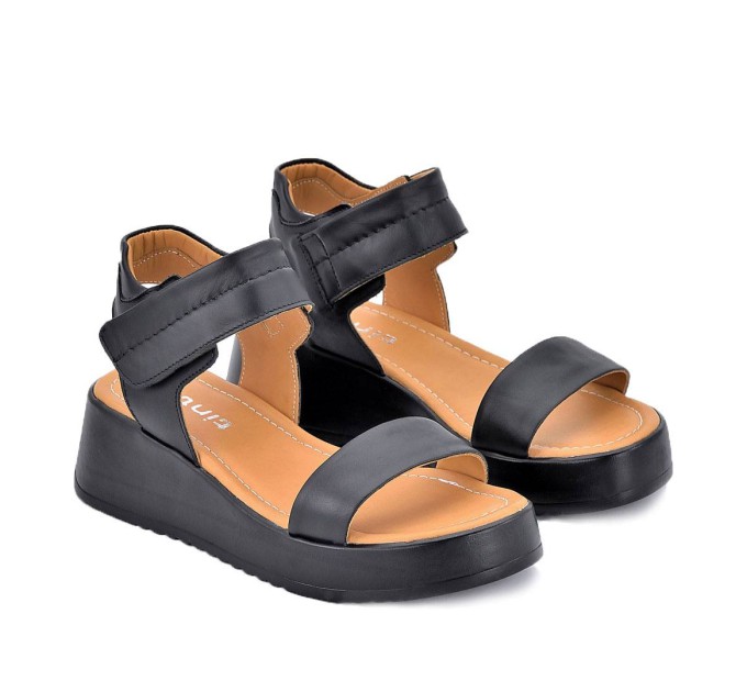 Дамски сандали на платформа Verona black
