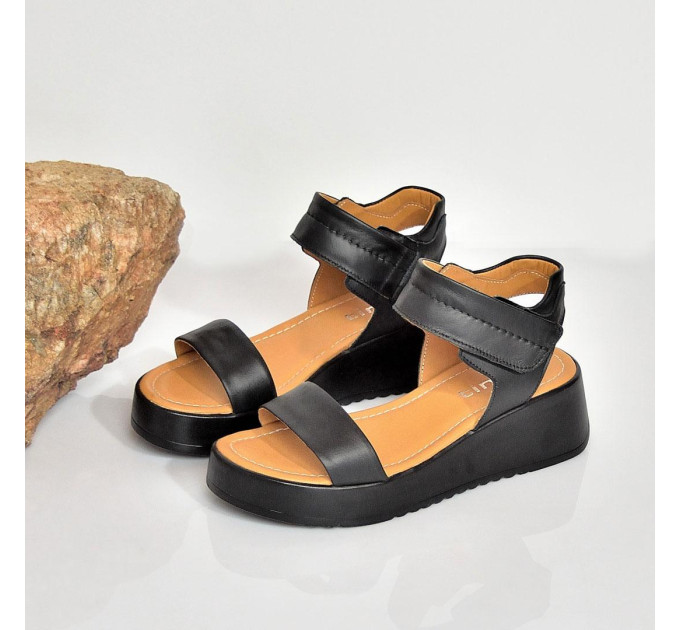 Дамски сандали на платформа Verona black