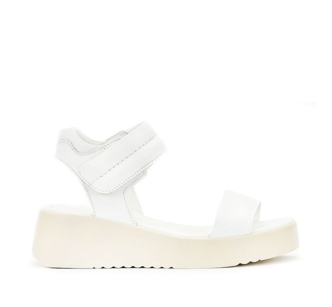 Дамски сандали на платформа Verona white