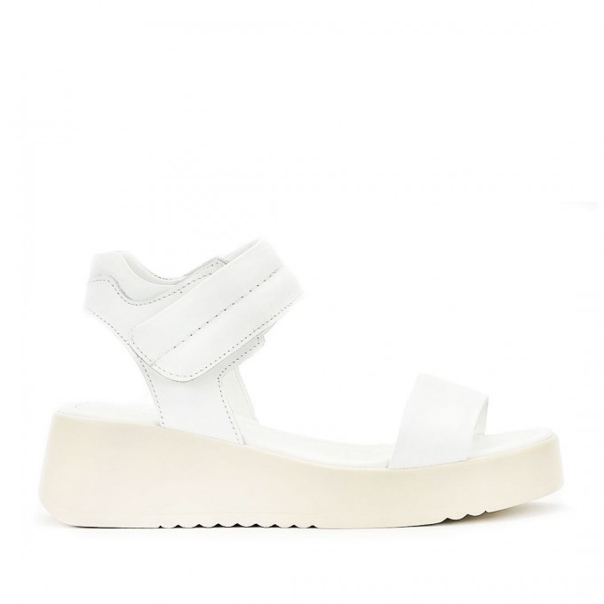 Дамски сандали на платформа Verona white