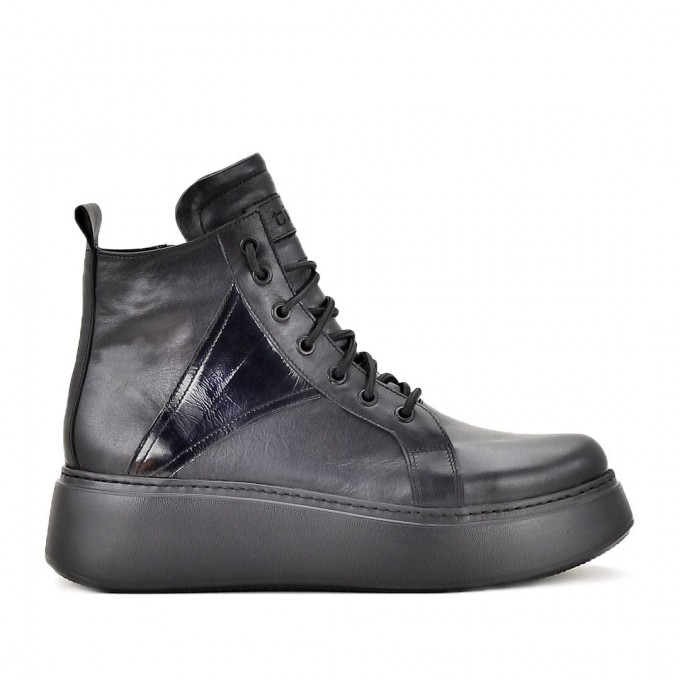 Дамски високи кецове Albena black